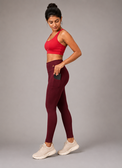 Maroon red