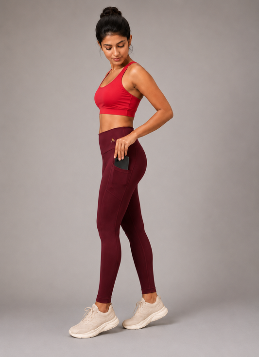 Maroon red